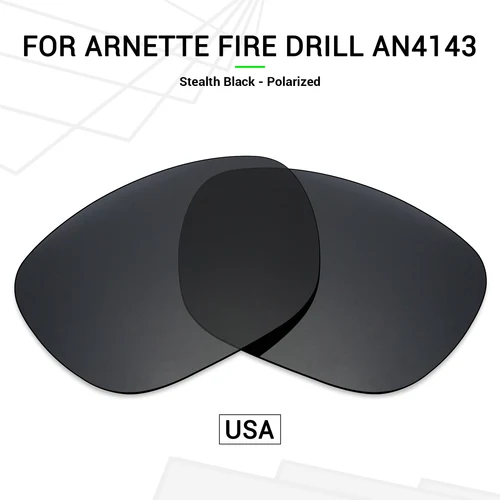 Lentes de repuesto polarizadas SNARK para gafas de sol Arnette Fire Drill AN4143 - Múltiples opciones
