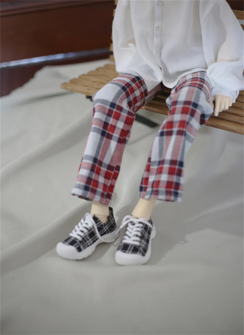 

BJD doll clothes fit in 1/3 1/4 SD10 woman POPO68 SSDF Uncle Size fashion straight leg pants in 3 colors with doll accessories