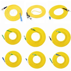 FC LC SC APC To SC LC UPC Fiber Jumper Optical Fiber Patch Cable Cord Single Mode Cable power cable 1M3m 5m 30m 40m 50m