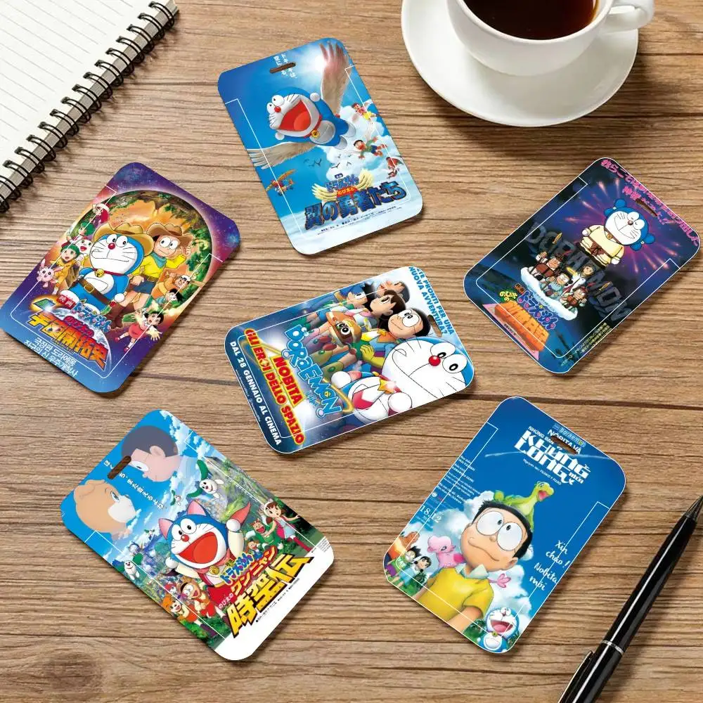 

Бейдж-держатель Doraemon The Movie: Небесная Утопия Нобиты, с ремешком на шею, подвеской, держателем для пропуска, брелоком для ключей, для рабочих удостоверений