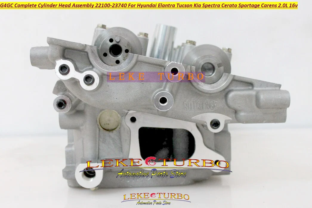 For Hyundai Elantra Tucson G4GC Complete Cylinder Head Assembly 22100-23740 Sonata K-ia Spectra Cerato Sportage Carens 2.0L 16v