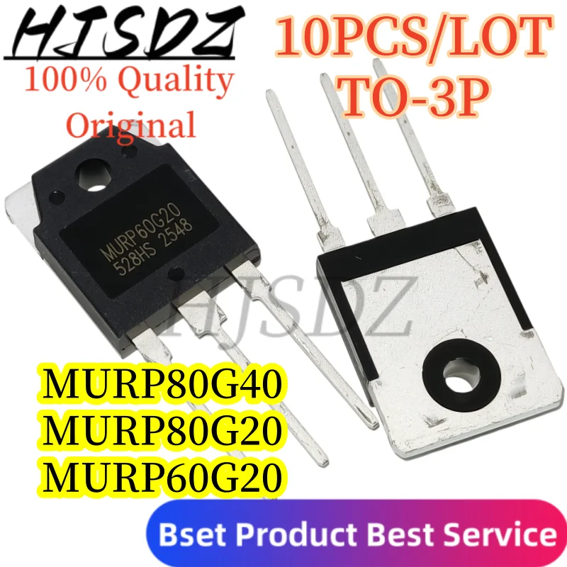 【10PCS/LOT】MURP80G40 MURP80G20 MURP60G20 TO-3P High power ultra fast recovery