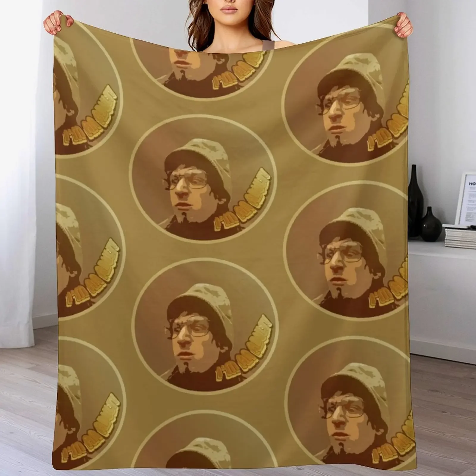 

Andy Samberg Threw It On The Ground Throw Blanket Thin Luxury Brand Blankets