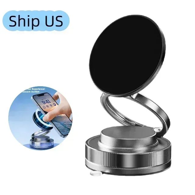 

Портативная автомобильная подставка для телефона из сплава 2025 года | Суперсильный магнитный держатель MagSafe | 360 ° Регулируемая вакуумная присоска