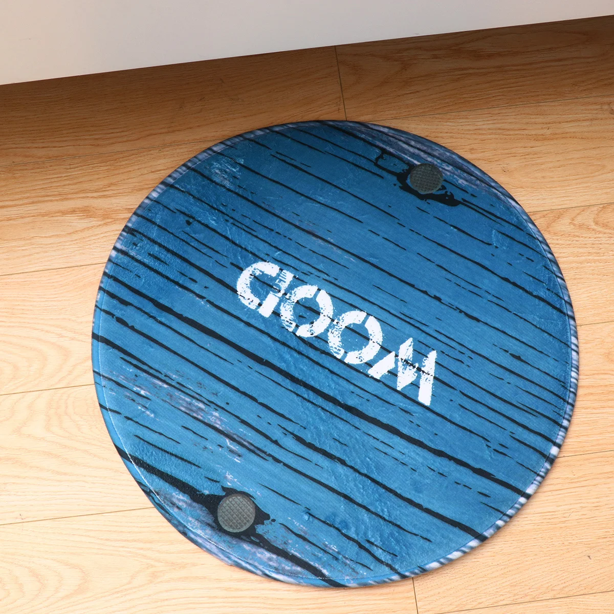 

1pc Flannel Floor Mat Round Door Rug Soft Comfortable Non-Slip Home Decor Carpet For Living Room Bedroom Hotel Entrance