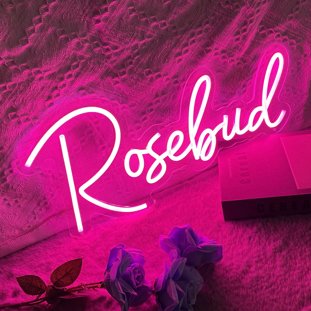 Personalized Neon Sign Custom Birthday Party Gift Kid Room Home Bedroom Neon Wall Decor Led Light Letters Wedding Decoration