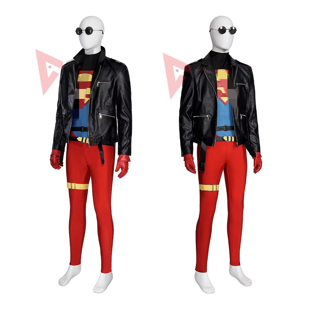 New Kenting Conneries Cosplay Costume Jumpsuit Coat Glass Boots To Choose For Super Boy Men Custom Made