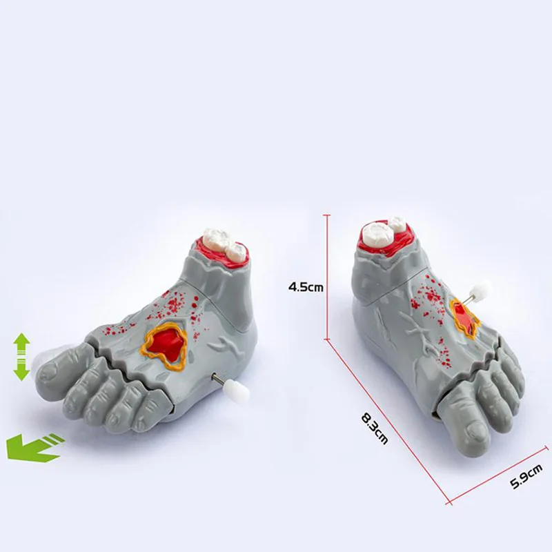 Novidade engraçado relógio acabar brinquedos andando zumbi bruxa múmia brinquedo de halloween spoof brinquedos festa adereços brincadeira brinquedos presentes