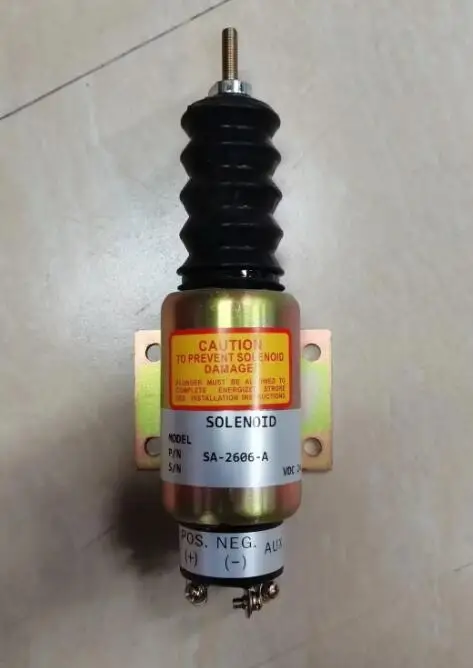 

Solenóide de parada, 2001-12E2U1B2A, 12V, 2001-24E2U1B2A, 24V, SA-2606-A, 2001-126U1B2S1A, SA-2696-A, 2001-12E3U1B2S2, 24V
