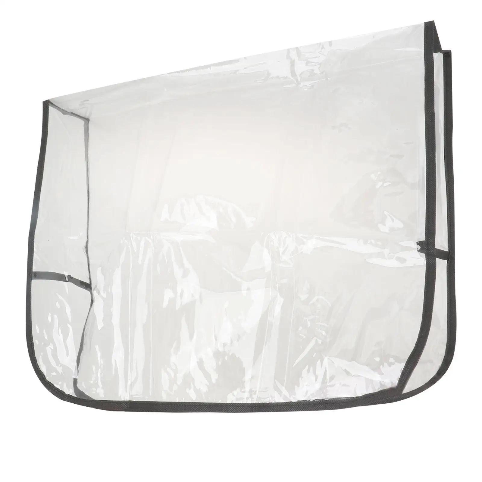 Cubierta trasera transparente para silla de peluquería, resistente al agua, estilo profesional para centro de belleza, SPA, salón, barbería