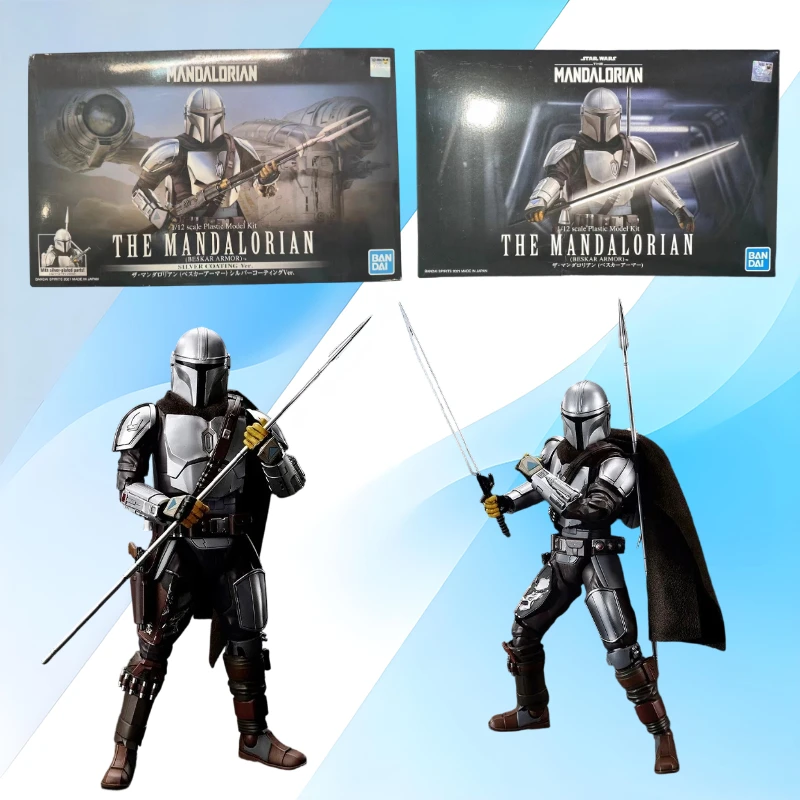 

In Stock Bandai Figure Genuine Star Wars The Mandalorian Unrest Armor Anime Action Figure Model Fighter Toy Gift