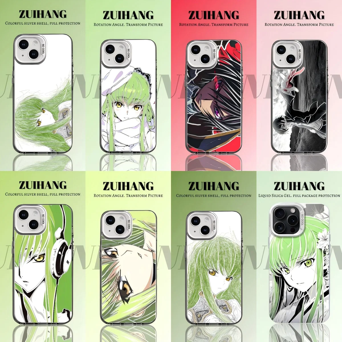 Luxury Anime Codes G-Geass Phone Case for Samsung Galaxy S26 S25 S24 S23 S22 Note20 FE Ultra Edge Plus 4G 5G Anti Fall Matte