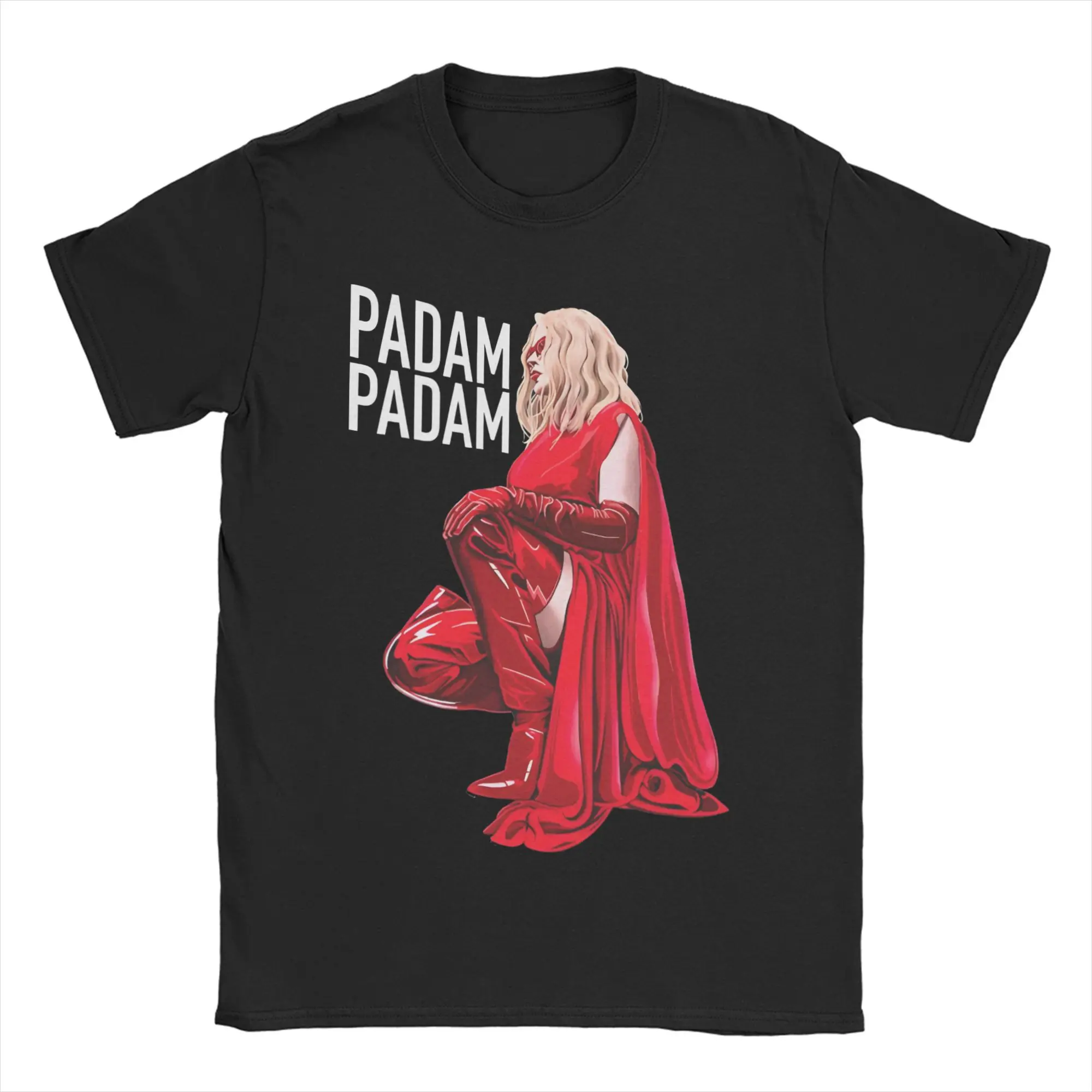 

Fashion Kylie Minogue Padam Padam T-Shirts Men Women's Cotton T Shirts Tension Tour Short Sleeve Tee Shirt Big Size Clothing