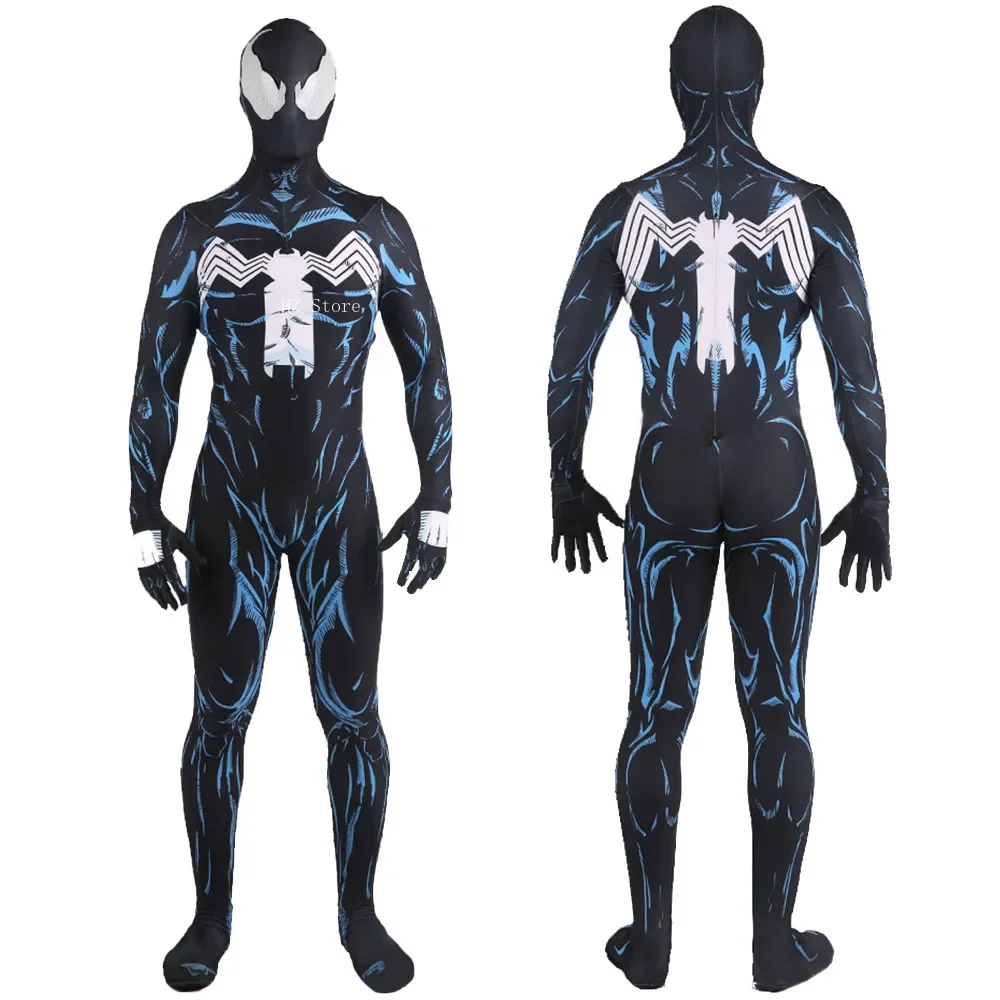 

Marvel Venom Jumpsuit Halloween Cosplay Zentai Tight Fitting Bodysuit Lycra Spandex Costume Birthday Gift