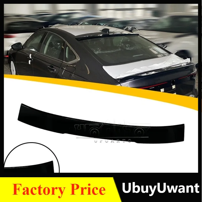 Car Spoilers Manufactory Wholesale ABS Plastic Look Rear Window Roof Spoiler For Accord Honda 11th Gen 2023