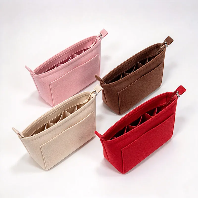 Bag Organizer Insert For City 33 33x16x29cm Top With Zipper Cover Bag Support Storage Inner Pouch Tote Bag Divider Shaper Liner