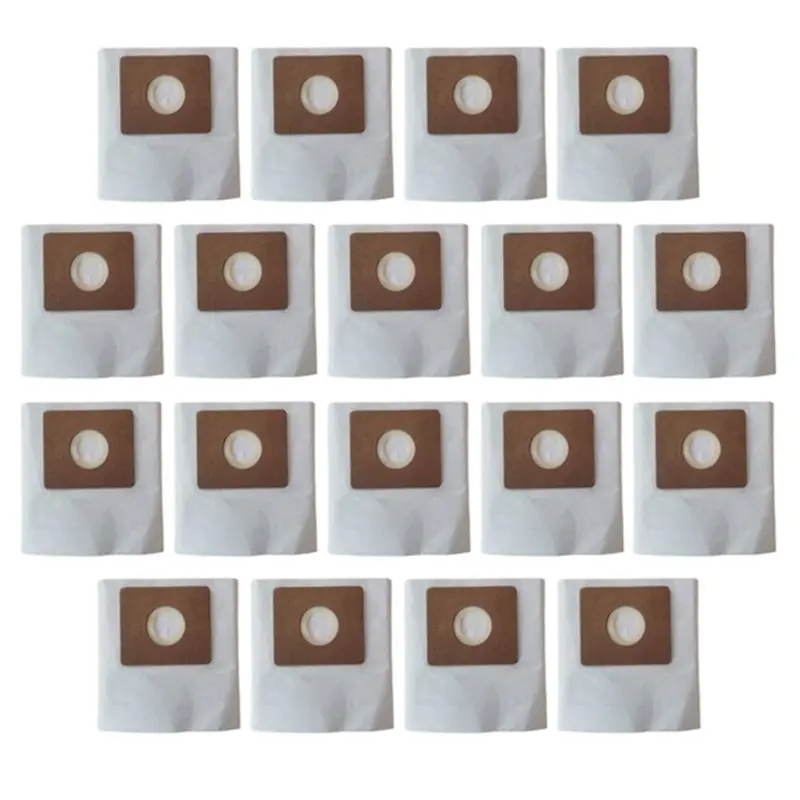 TCE 18 Pack 1.5 Gallon Paper Dust Bag Compatible for 1-1.5 Gallon Disposable Filter Bag 90667 Type A 9066700