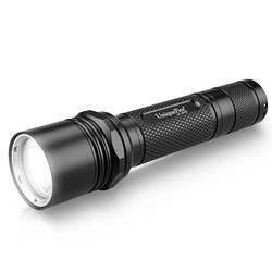 UniqueFire 504B Mini LED Flashlight 136mm Length 5 Modes White Light Torch 3000 Lumens for Outdoor Activity,Camping,Hiking