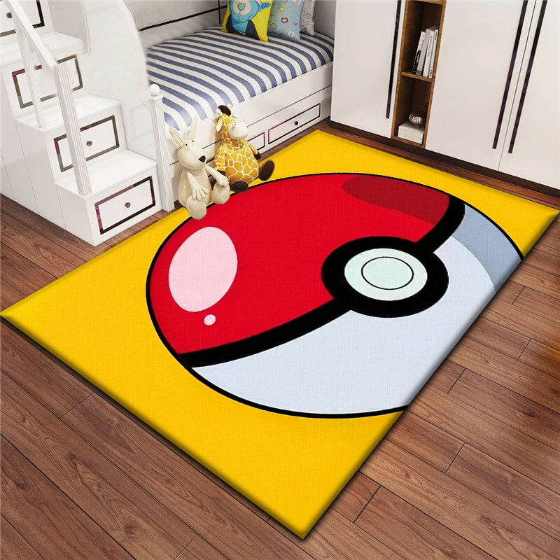 Pokemon Carpet for Children,Living Room Bedroom Floor Mat Kitchen Mat Children's Bedroom Mat,bedroom Decor,Anime Rug, bedroom