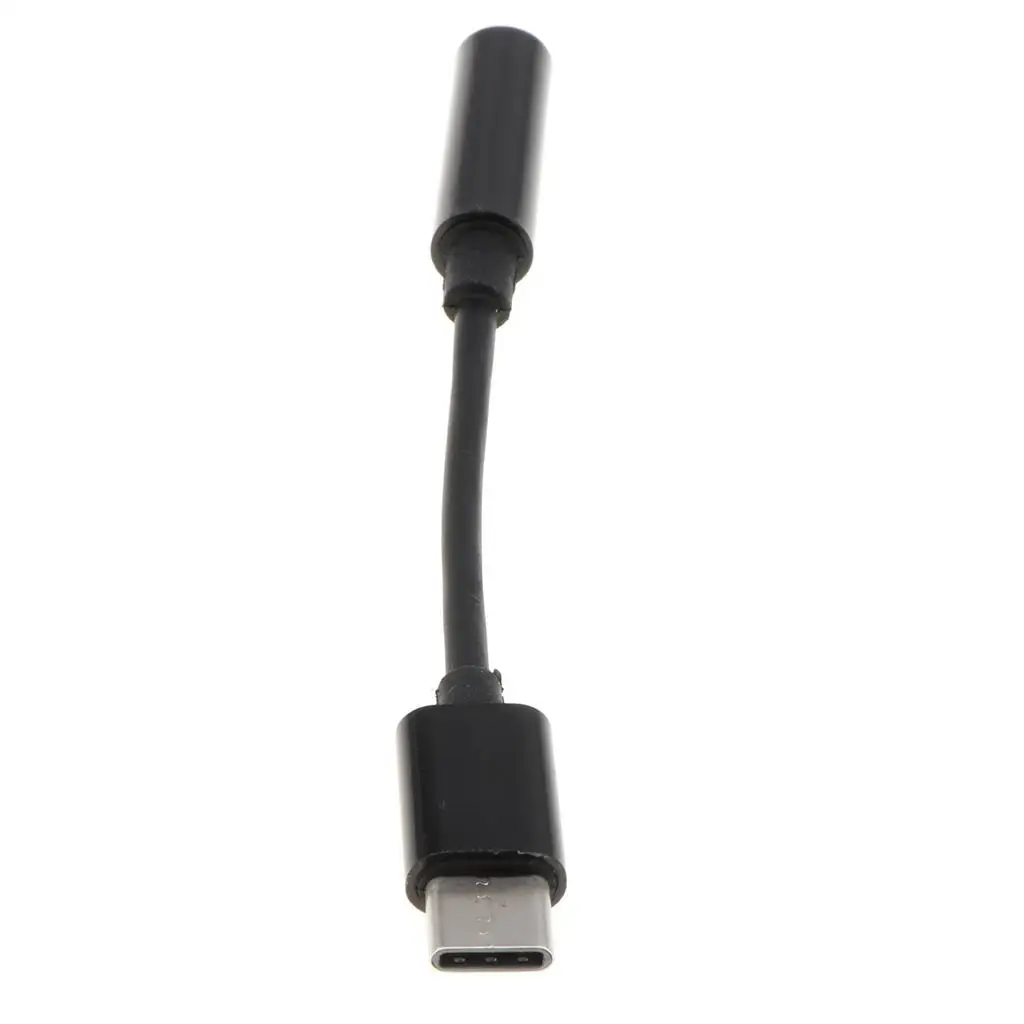 USB-C to 3.5mm Audio Adapter Plastic AUX Cable Headphone Jack Converter for Moto Z Lumia 950 LG G5 Type C Devices