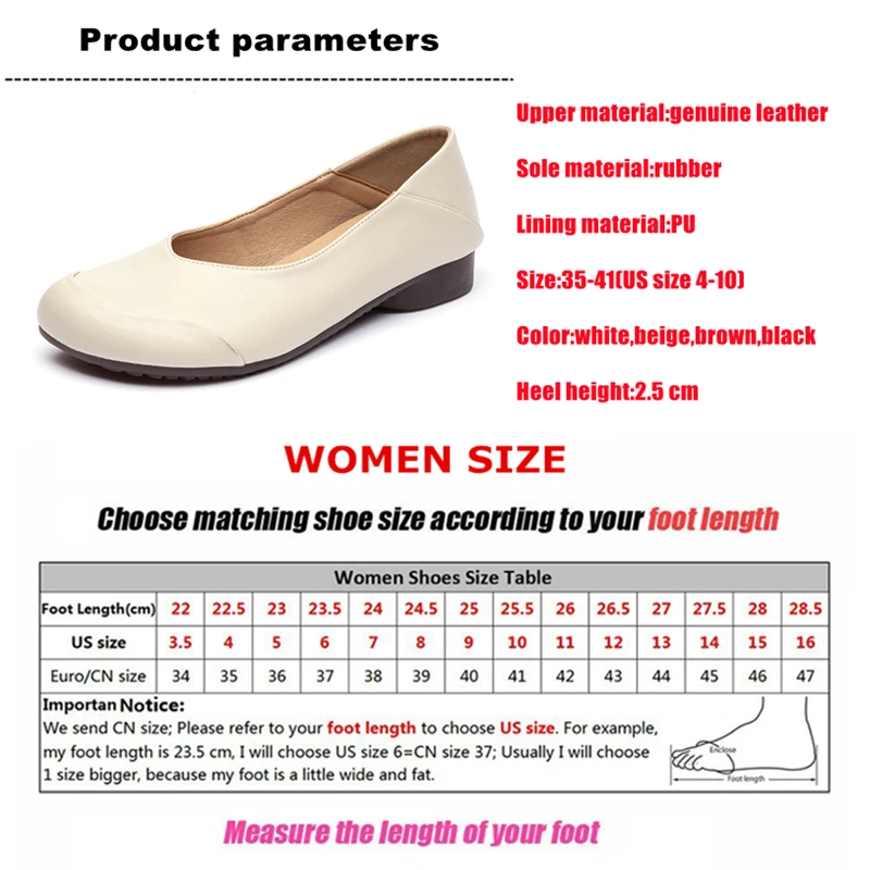 WOIZGIC Women Mother Female Ladies Genuine Leather Shoes Flats Loafers Non Slip On Retro Ballerina National Moccasins Round Toe