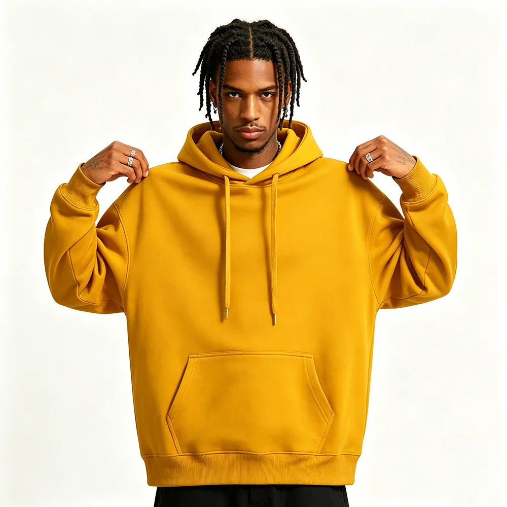 Herren- und Damen-Hoodies in Unifarben mit Taschen, Sport- und Fitness-Sweatshirts, modische Freizeitpullover in mehreren Farben – Detail 26