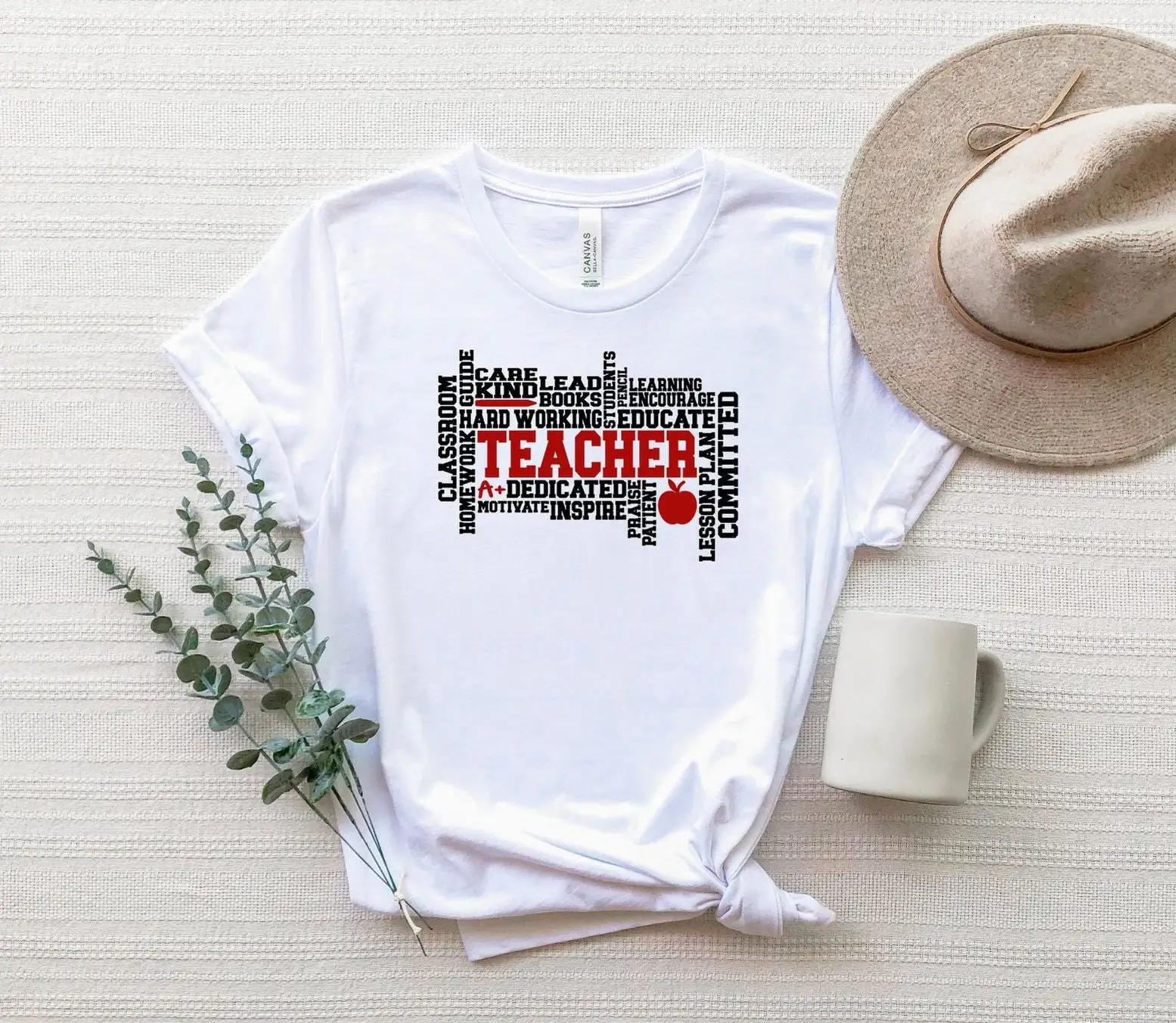 Teacher Appreciation T Shirt Words Art For Life Funny Teaching