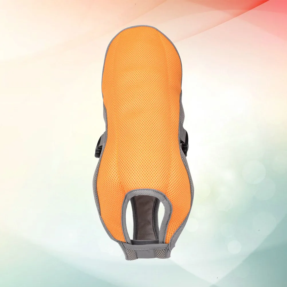 

Летняя легкая дышащая сетчатая шлейка для собак, оранжевая охлаждающая жилетка для путешествий на природе, охлаждающий жилет для щенков