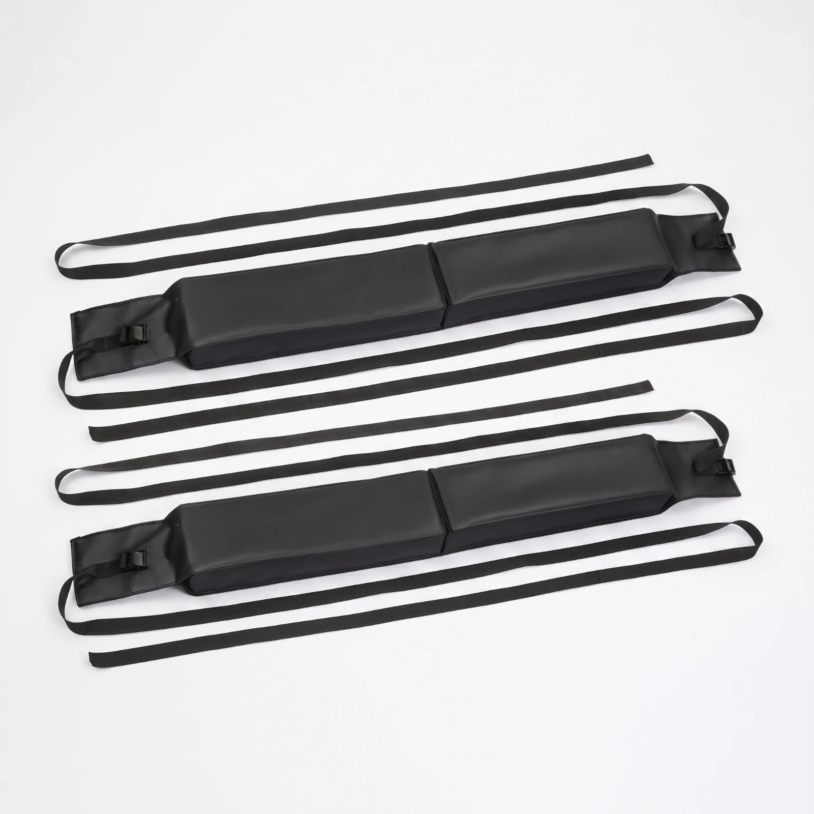 Roof Rack Pads with Tie-down Straps Long-Lasting Soft Roof Rack Pads Anti-Slip Rugged for Surfers, Surfboard Transport