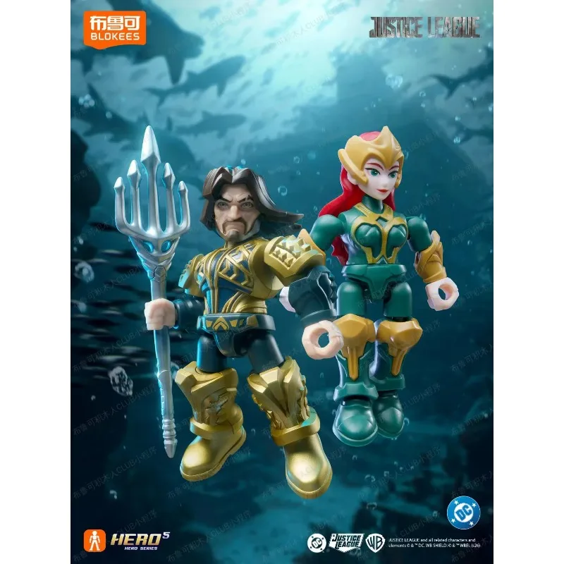 

В наличии: Blokees DC Defender Version 02 - Серия Justice League, Бэтмен, Супермен, аниме-фигурки, коллекционные игрушки, подарок для мальчика
