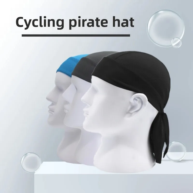 Breathable Quick Dry Sports Head Scarf Outdoor Riding Cap Motorcycle Pirate Hat Towel Unisex Lightweight Summer Ultra Thin