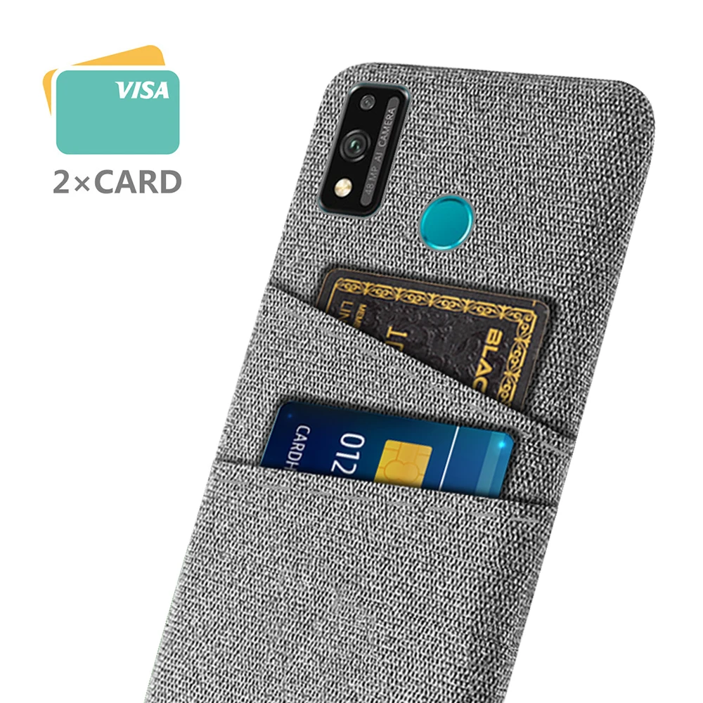 For Huawei Honor 9X Lite Case Luxury Fabric Dual Card Phone Cover For Huawei Honor 9X Lite Case 6.5'' Honor 9 X Lite JSN-L21