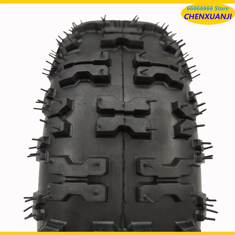 4.10-4 Pneumatic Tires outer tire 4.10/3.50-4 Inner Tube for ATV Quad Go Kart 47cc 49cc Chunky Fit All Models 4\