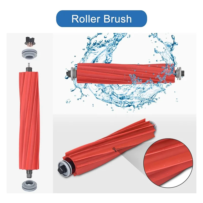 ABRG-ملحقات لقطع غيار Roborock Q7 Max Plus / Q7 Max / Q7 / Q7 Plus، مجموعة فرش مرشحات جهاز آلي لتنظيف الأتربة