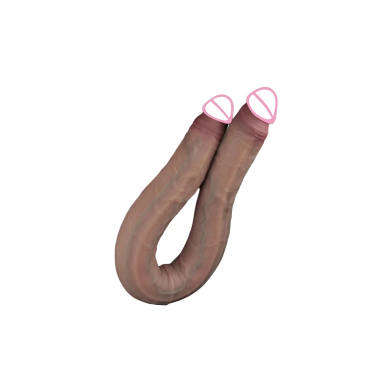Dual-Head Long Silicone Massager, Flexible Body Relaxation Tool for Adult Personal Care