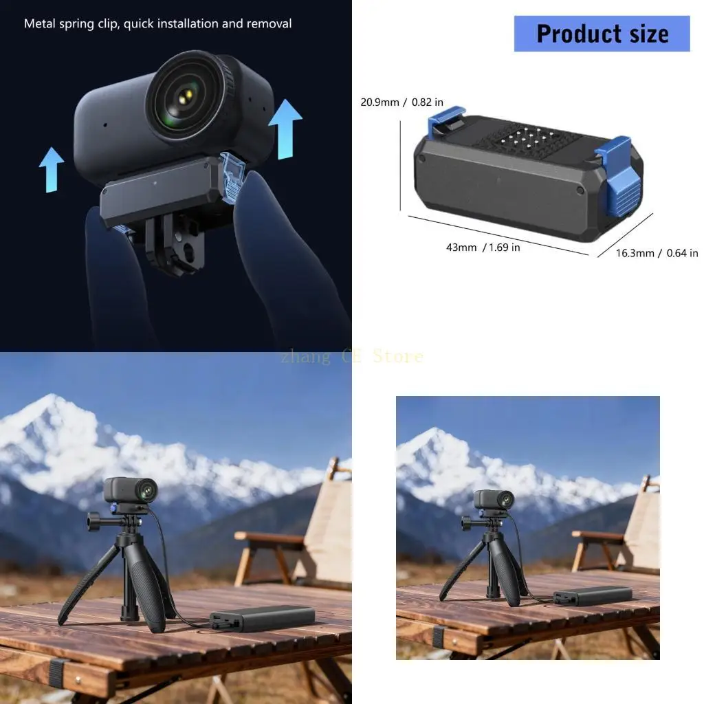 

M5TD Quick Use Power Expansion Base for Camera Accessories Effortless Installation