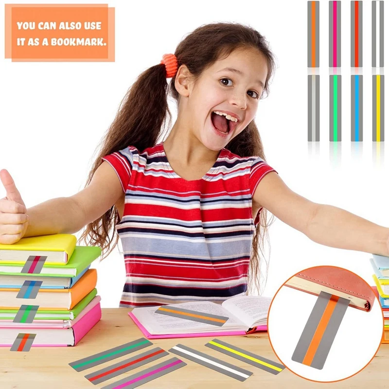 100 Pack Back To School Guided Reading Strips Line Reader Highlight Strips Overlay Highlight Bookmarks Help For Student