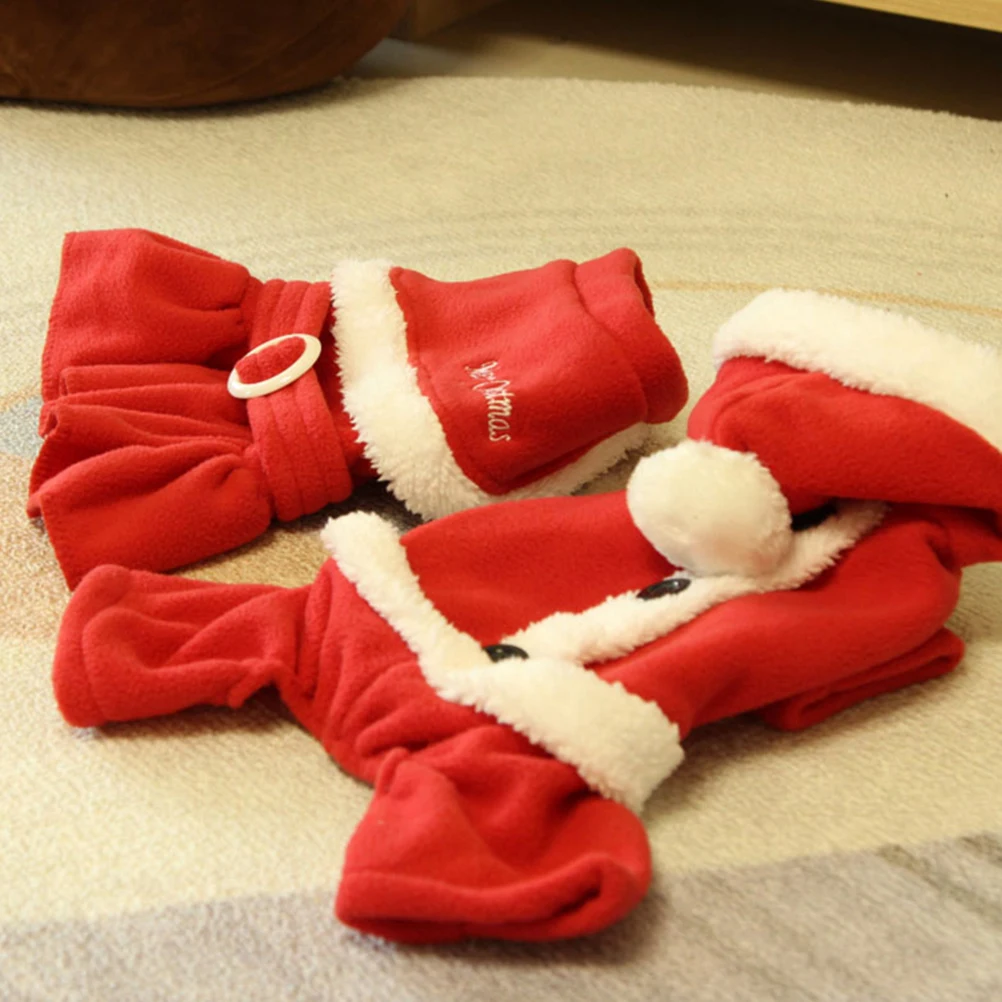 

Festive Dog Clothes Winter Warmth Puppy Hoodie Outfit Easy for Small Dogs Ideal Gift for Pet Lovers Dog Clothes