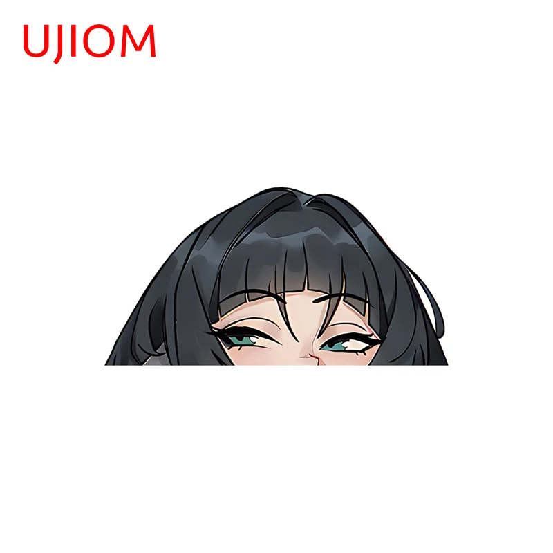 UJIOM Stylish Zenless Zone Zero Jane Doe Cartoon Wall Sticker Retro Scratch-Proof Vinyl Decal Room Decor For Study Room Desk