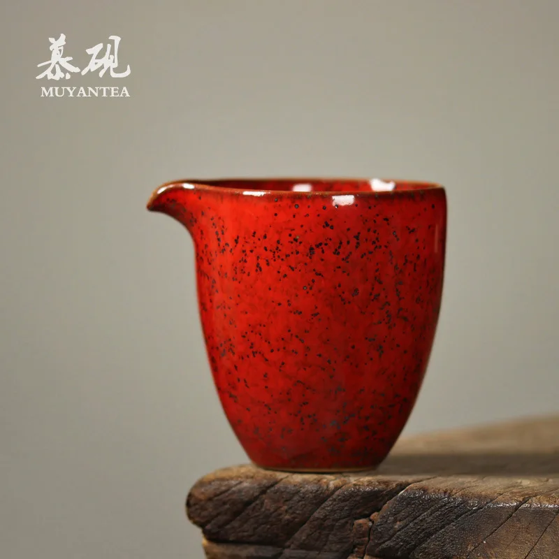 Mutaoyi Handmade Large Fair Cup, Pu'er Kung Fu Set Tea Distributor, Simple Kiln-Transformed Even Cup For Home Use