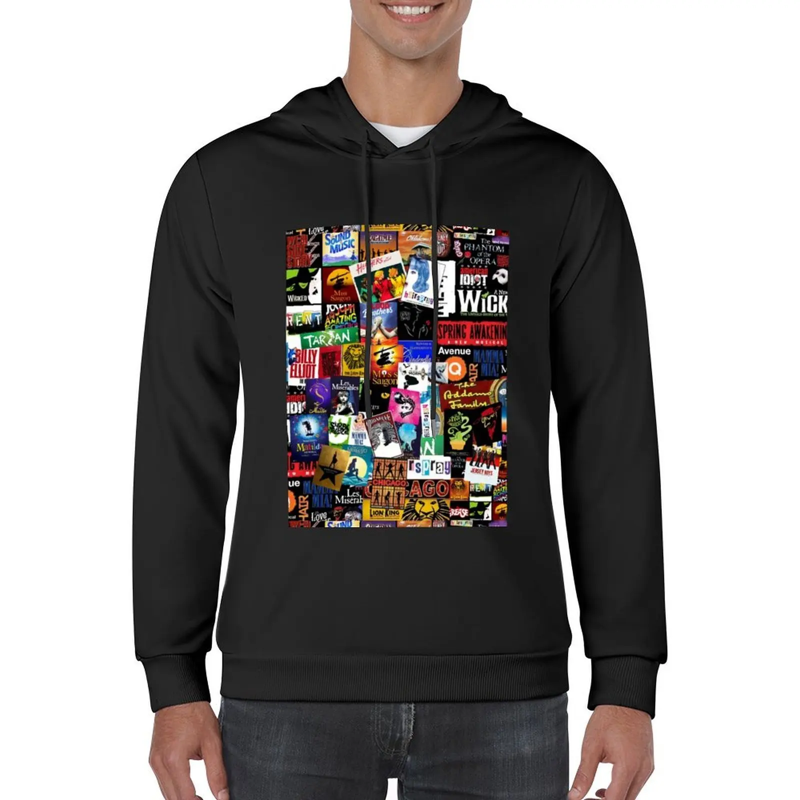 Musicals Collage II Original Hoodie blouse men's clothes korean style clothes clothes for men hoodie graphic