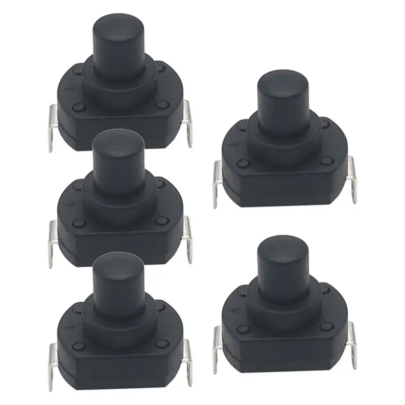 ~Latest Model Flashlight Switch Button Power Self-Locking 6A Flashlight Button Ship-Type High Current Press To Power On