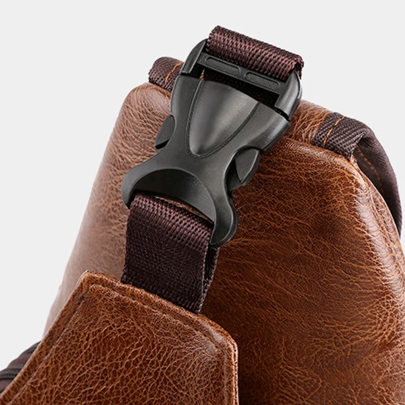 Sac à bandoulière en cuir vintage pour hommes, sac à bandoulière, sacs de messager, grande capacité, pack de poitrine masculin, mode Business GT,