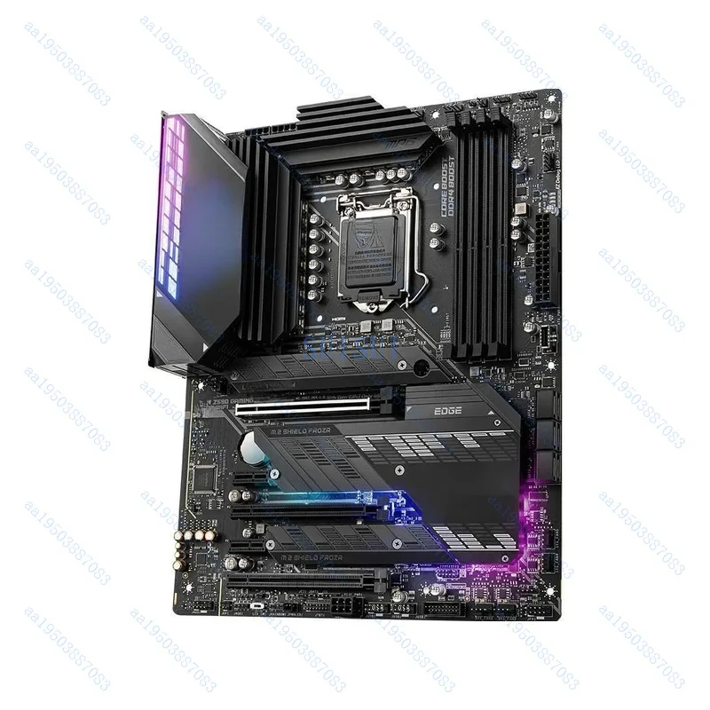 USED For MSI MPG Z590 GAMING EDGE WIFI motherboard LGA1200 128G DP+HDMI ATX Tested ok