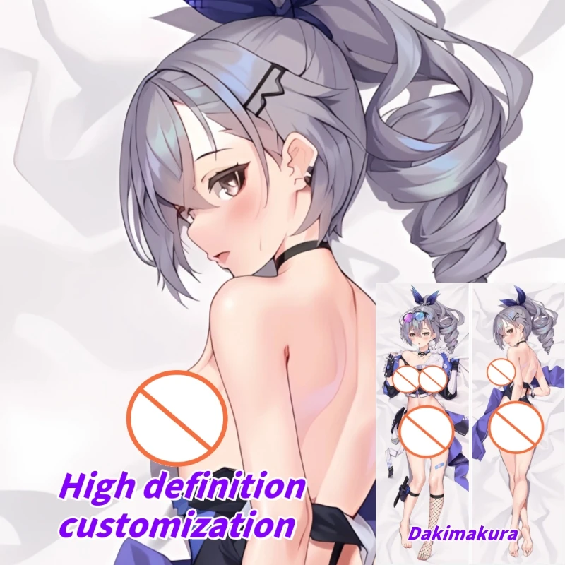 

Dakimakura Anime Pillow Case Honkai：Star Rail Silver Wolf Double-sided Print Of Life-size Body Pillowcase Gifts