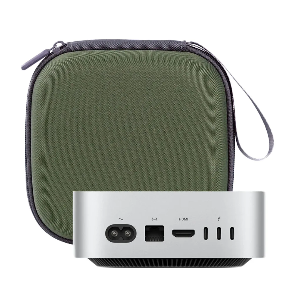 Shockproof Carrying Case for Mac Mini 2026 Desktop Computer with M4/M5pro/M6 chip, For Mac Mini M5 pro/M6/M4 Travel Storage Bag