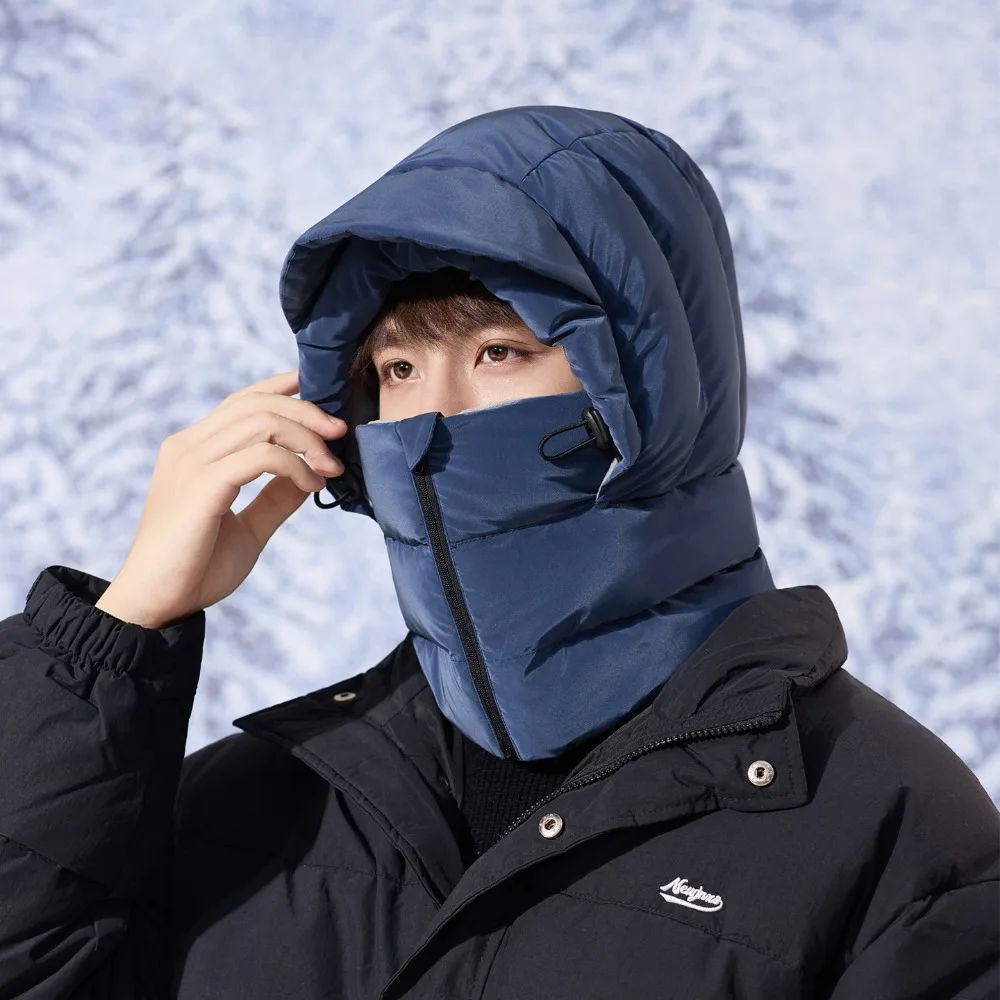 

Thick Winter Ear Protection Hat Waterproof Cold Proof Ushanka Fur Hat Windproof Warm Ski Russian Cap Winter Outdoor Wear