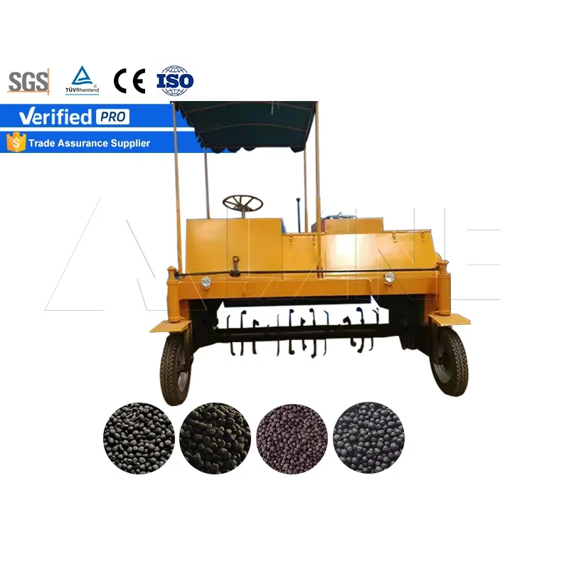 LANE Compost Pellet Making Machine Tractor Mounted Compost Turner Mixing Machine for Organic Farming And Waste Management