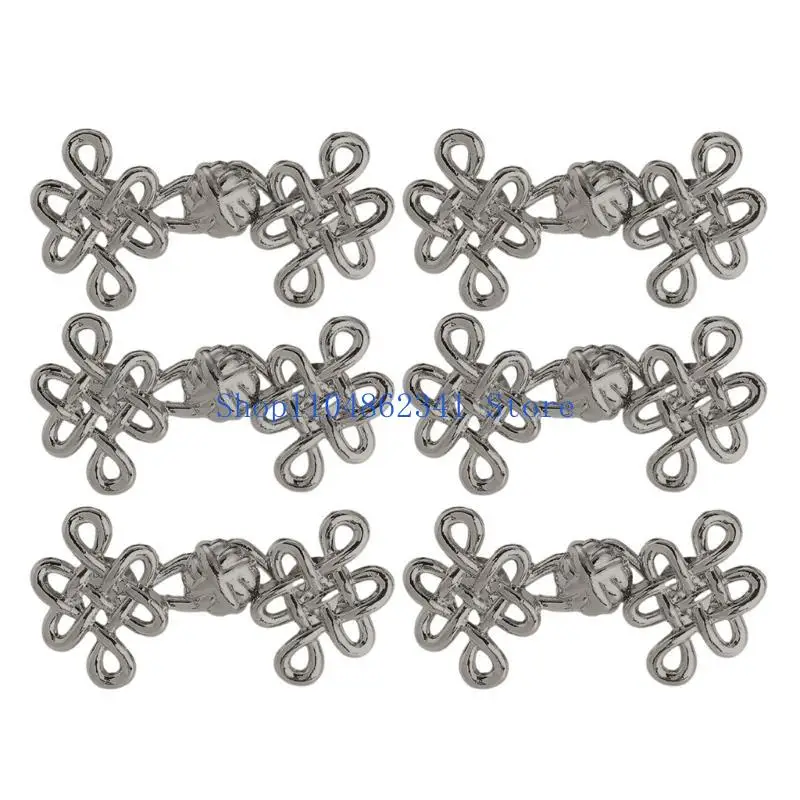 

5asd 3/6 шт., китайский узел, затягивающая талию, штырь для брюк, джинсов, застежка на пуговицах на талии, брошь на талии, зажим