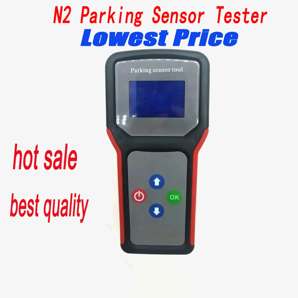 

Parking Sensor Tester N2 OBDII diagnostic Tools with LCD Screen for Detection Sensor Output Signal Used 4x AAA Alkaline Battery